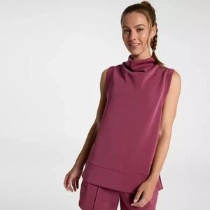 Calia Women's Sandwash Sleeveless Pullover. Size Small. Color Mauveberry. NWT